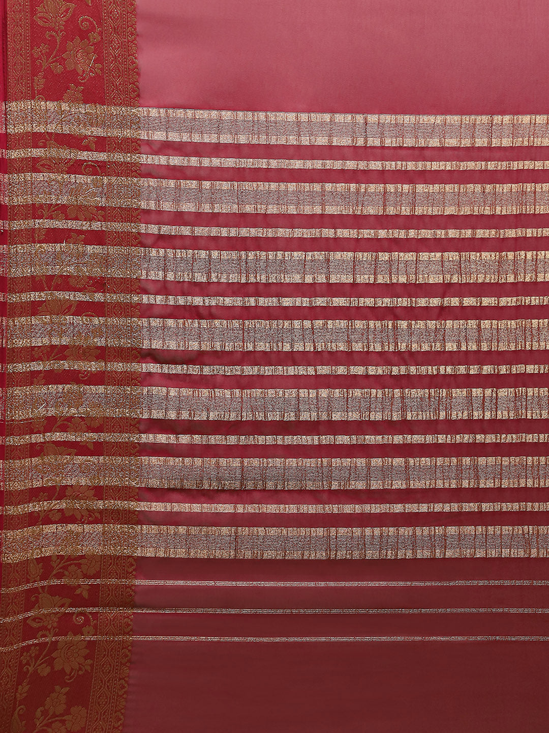 Zari Border Chiffon Woven Saree