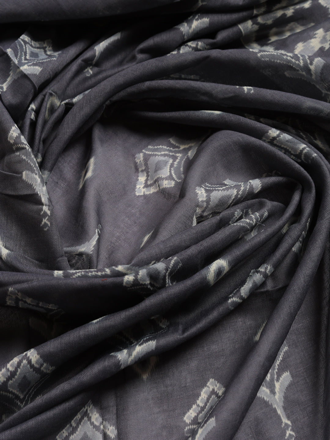 Printed Cotton Blend Unstitched Suit With Pant &amp; Dupatta