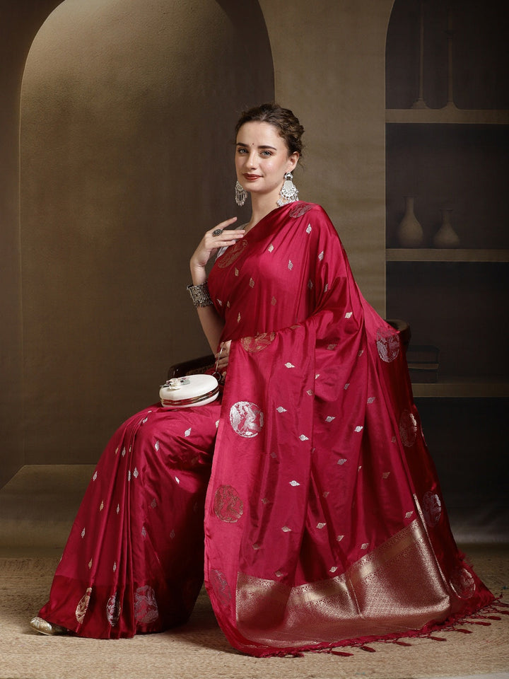 Woven Design Art Silk Saree