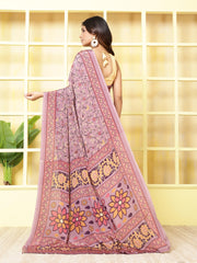 Digital Printed Crepe Saree