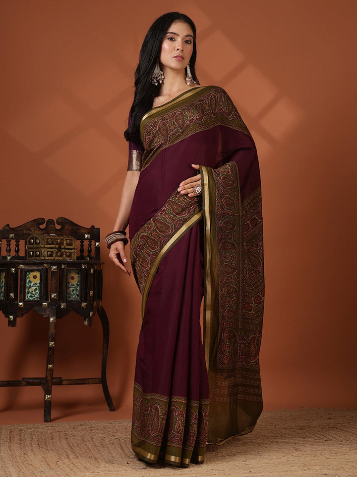 Printed Art Silk Saree