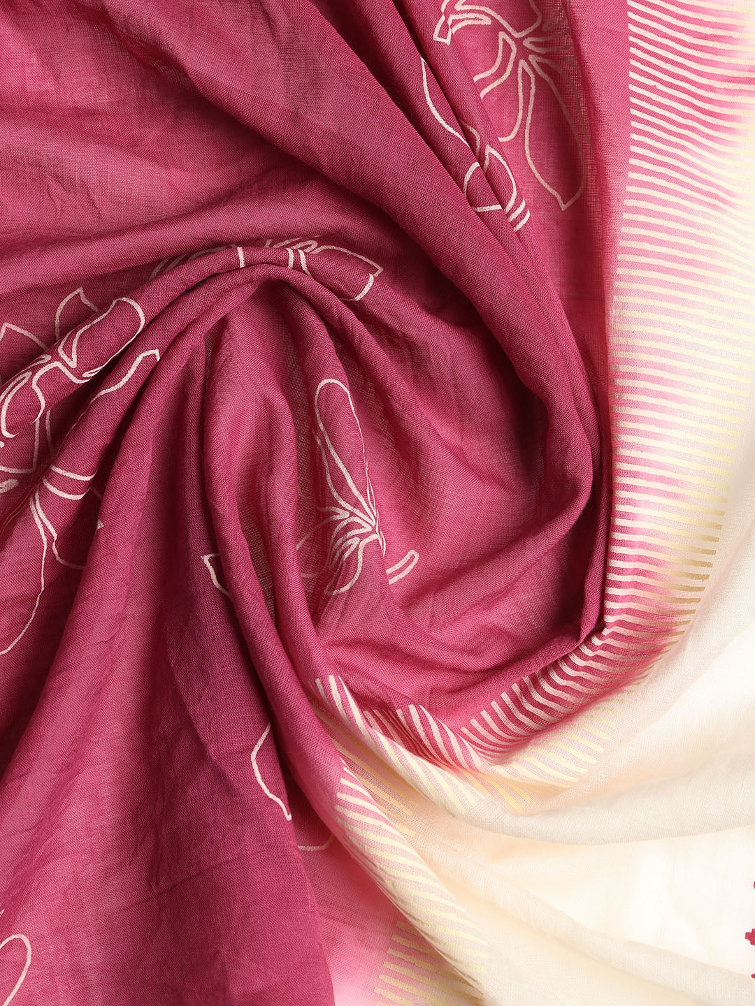 Printed Cotton Printed Unstitched Suit With Dupatta