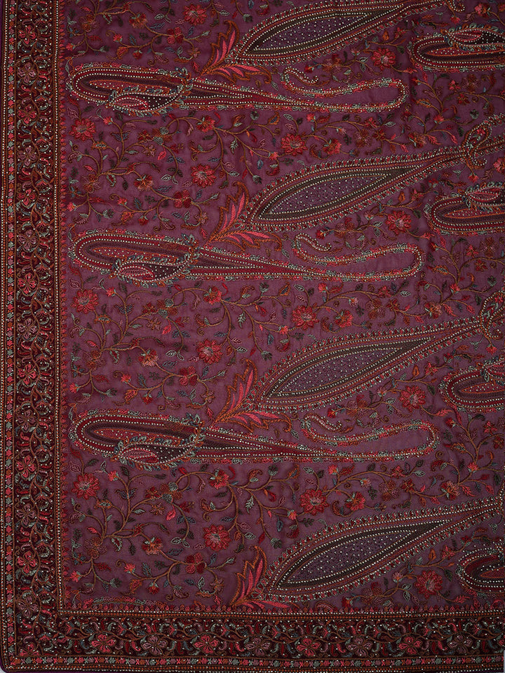 Embroidered Georgette Saree