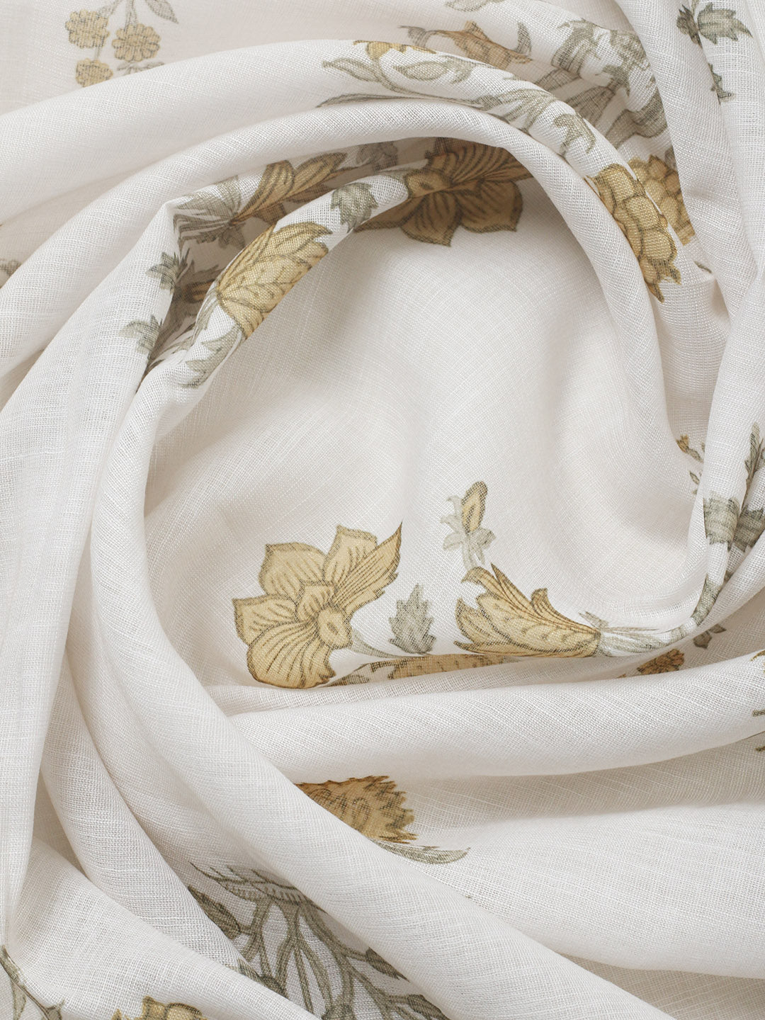 Embroidered Cotton Blend Unstitched Suit With Pant &amp; Dupatta