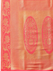 Zari Jaal Woven Art Silk Saree