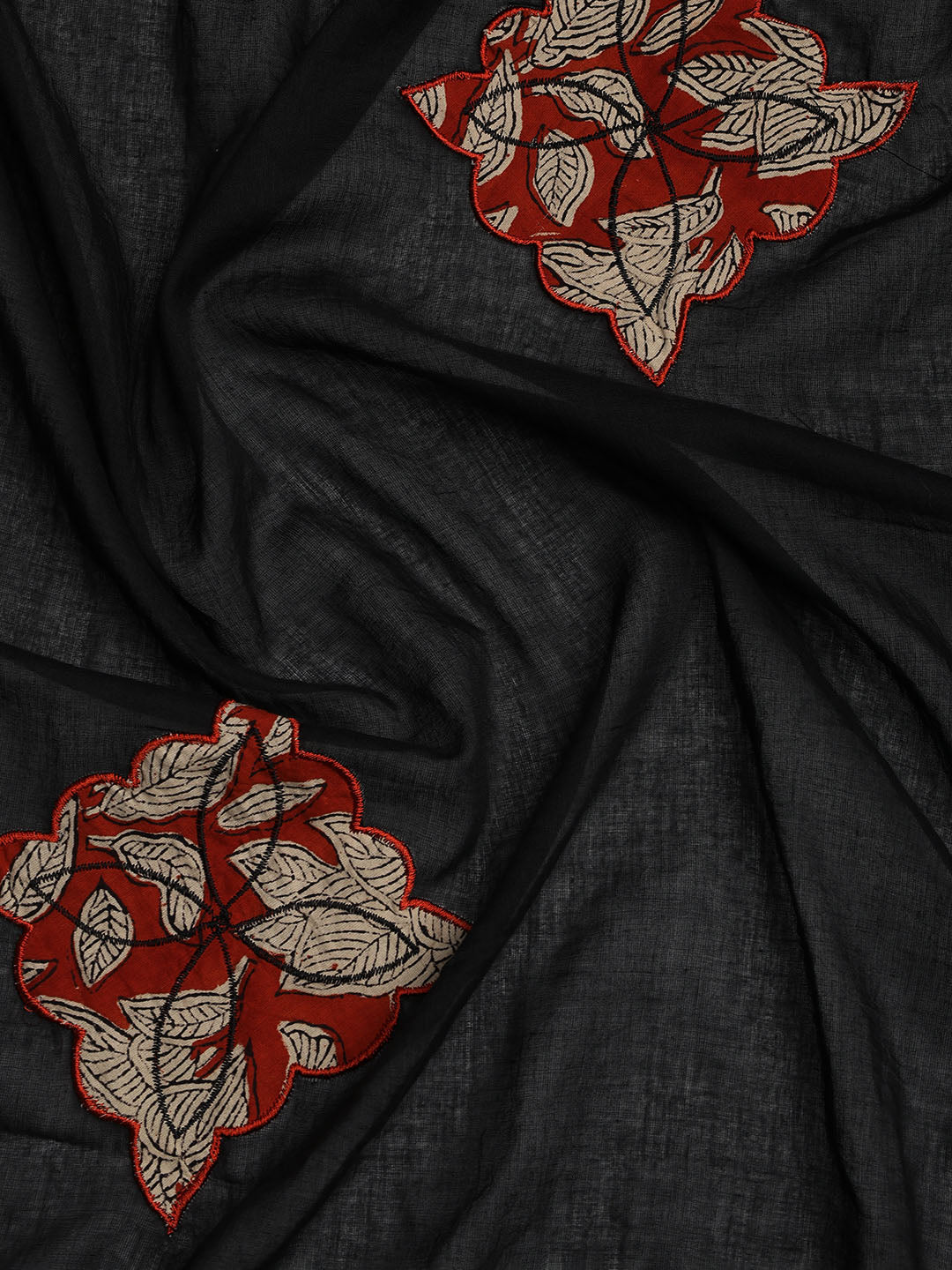 Printed Cotton Blend Unstitched Suit With Dupatta