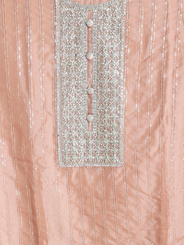 Embroidered Organza Unstitched Suit Piece With Dupatta