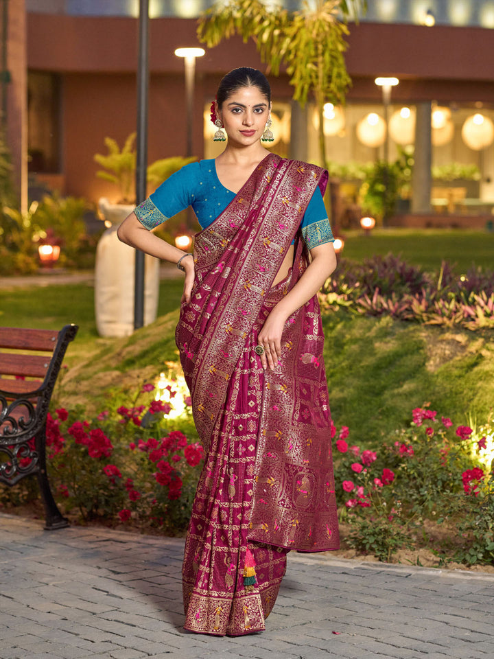 Woven Design Dola Silk Saree
