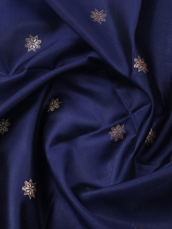Banarasi Chanderi Unstitched Suit With Pant &amp; Dupatta
