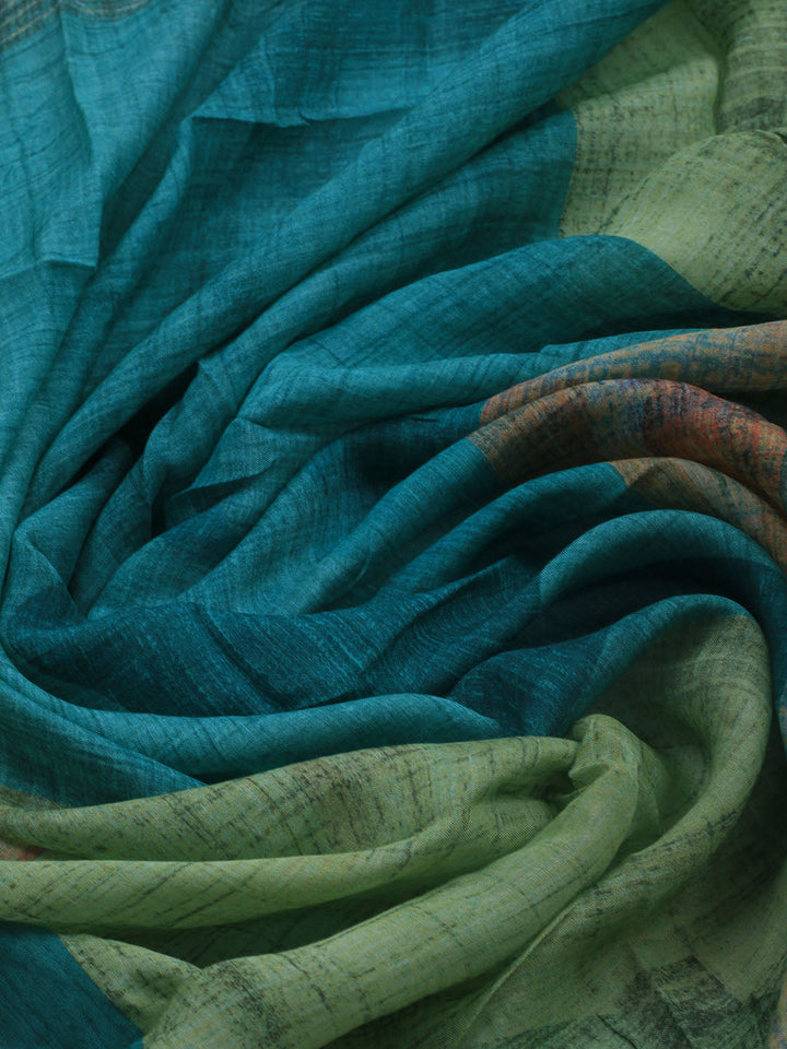 Zardozi Art Silk Unstitched Suit Piece With Dupatta