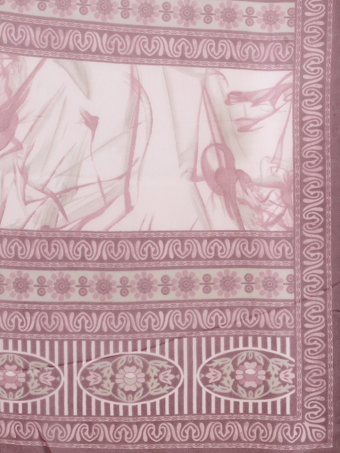 Digital Printed Georgette Saree