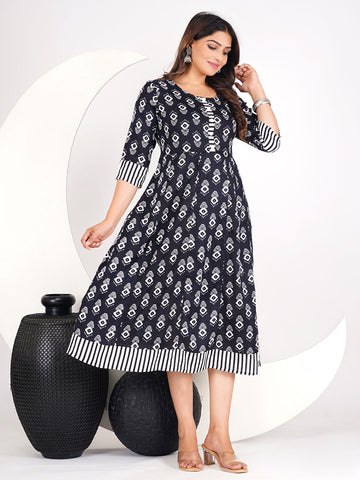 Printed Cotton Kurta