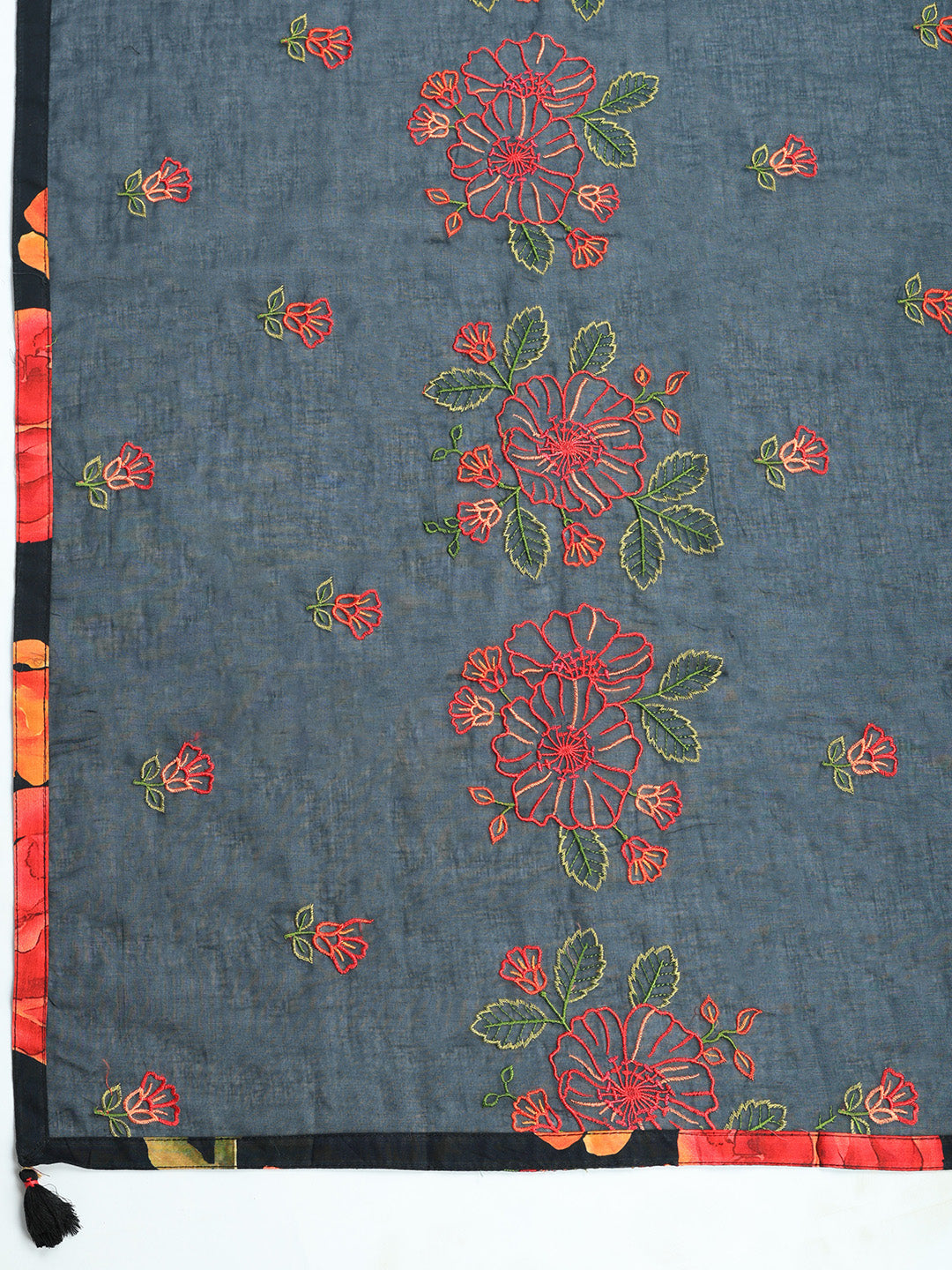 Printed Cotton Blend Kurta With Pant &amp; Dupatta