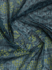 Printed Cotton Blend Unstitched Suit With Dupatta