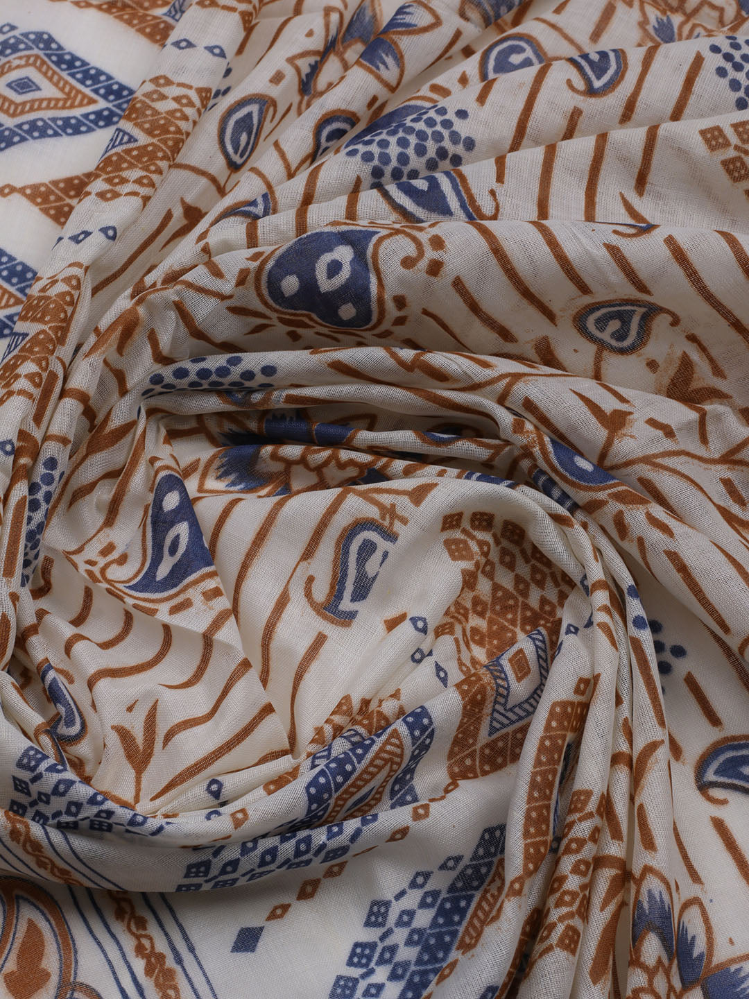 Neck Embroidered Cotton Blend Unstitched Suit With Dupatta