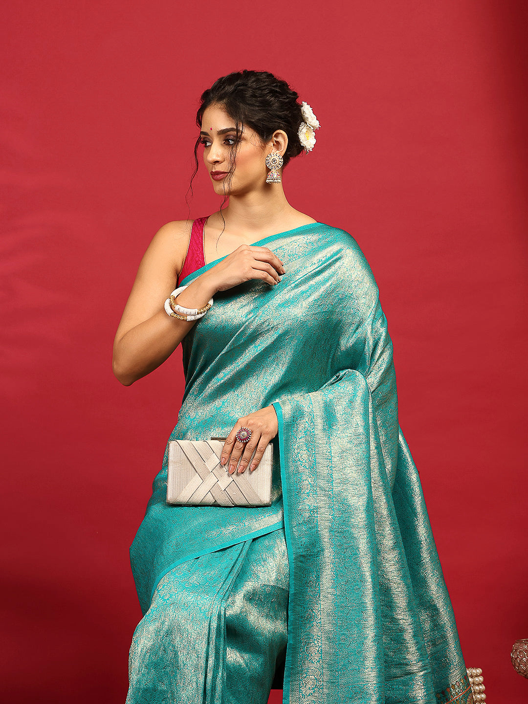 Woven Design Art Silk Saree