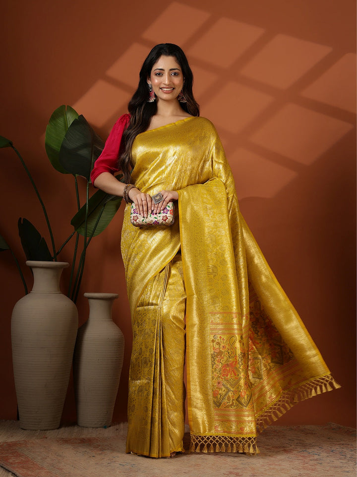 Woven Design Art Silk Saree