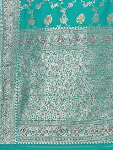 Zari Jaal Woven Art Silk Banarsi Saree