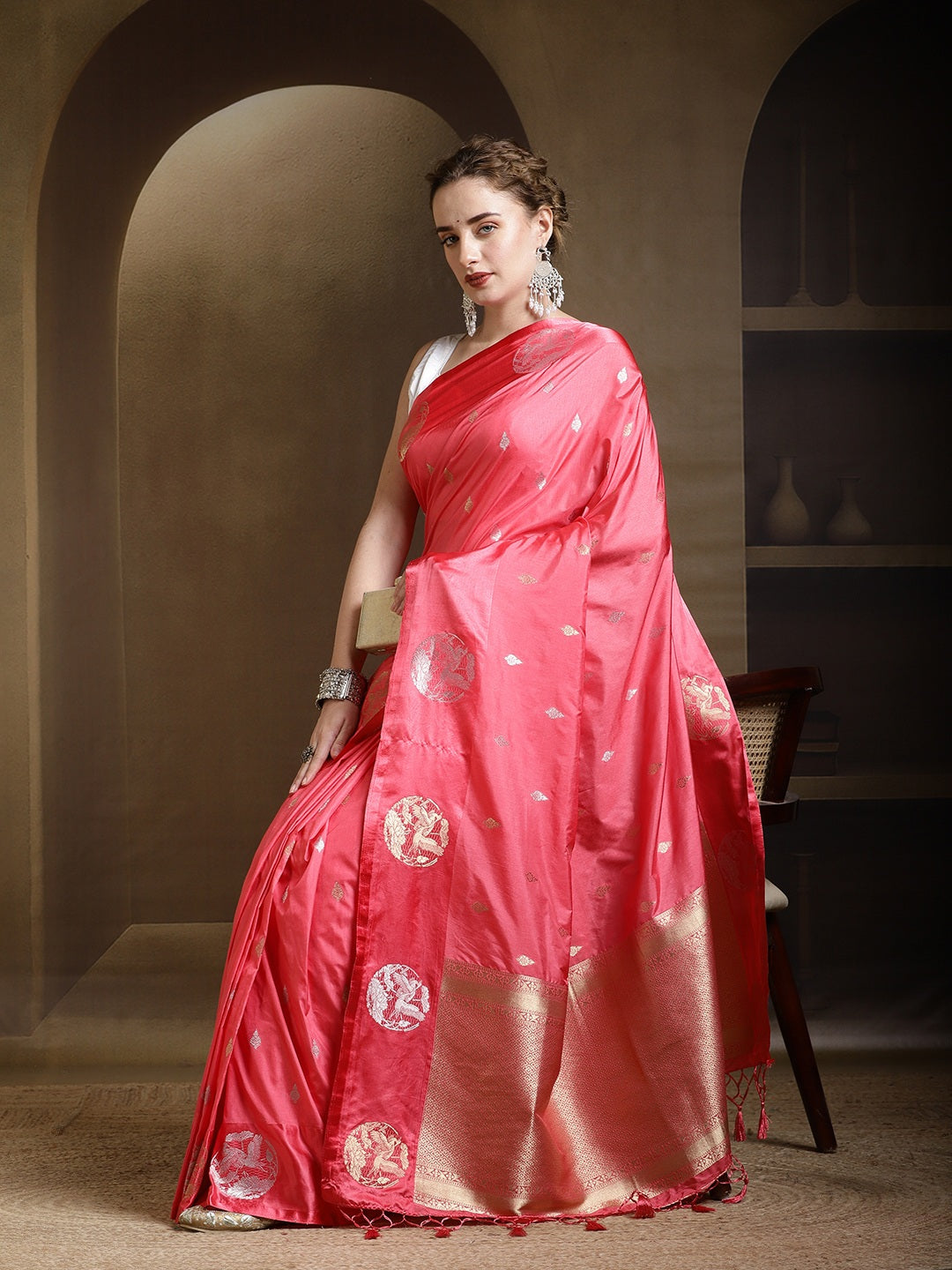 Woven Design Art Silk Saree