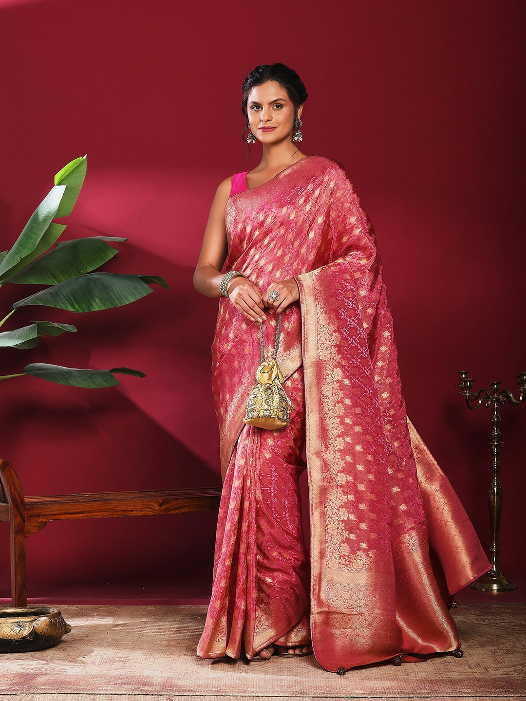 Woven Design Dola Silk Saree
