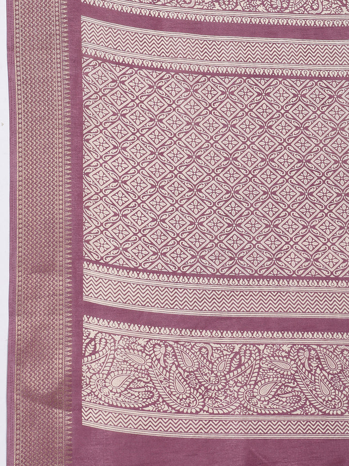Printed Booti Dola Cotton Woven Saree