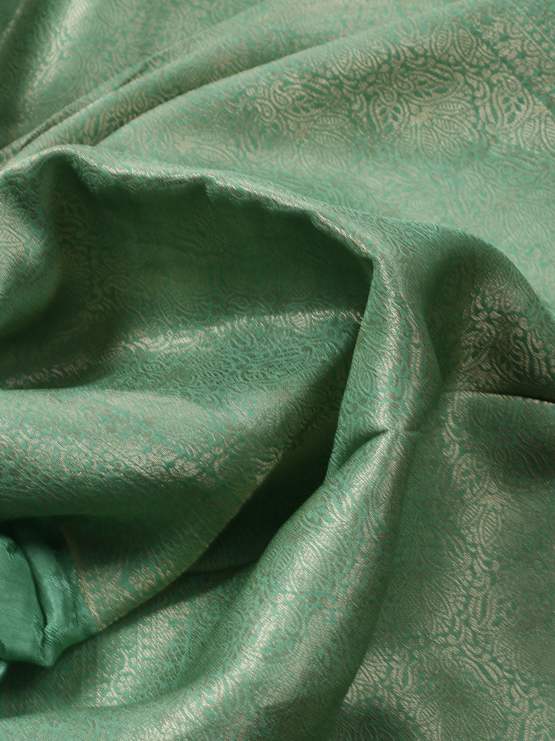 Embroidered Chanderi Unstitched Kurta With Pant &amp; Dupatta