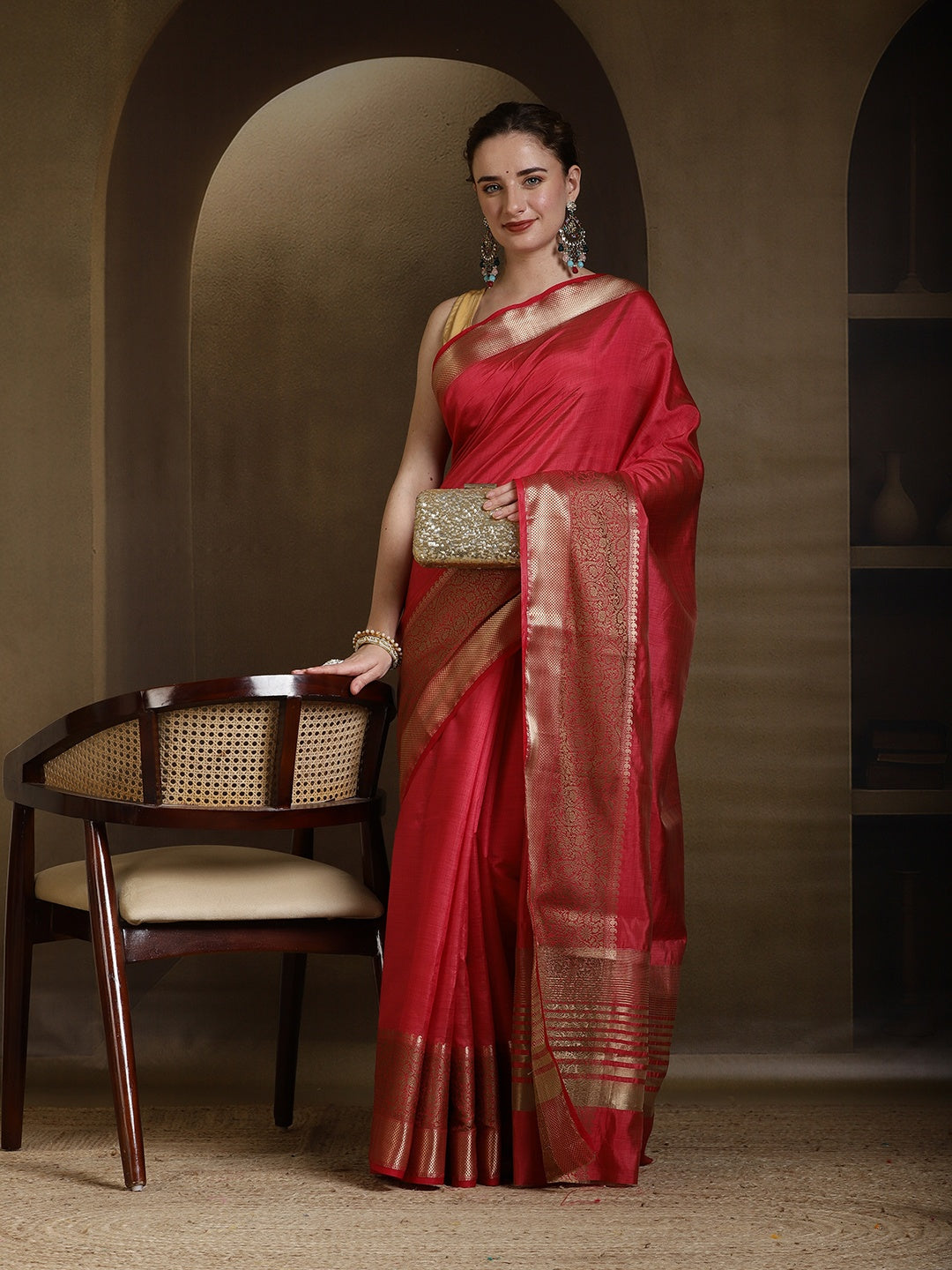 Woven Design Art Silk Saree