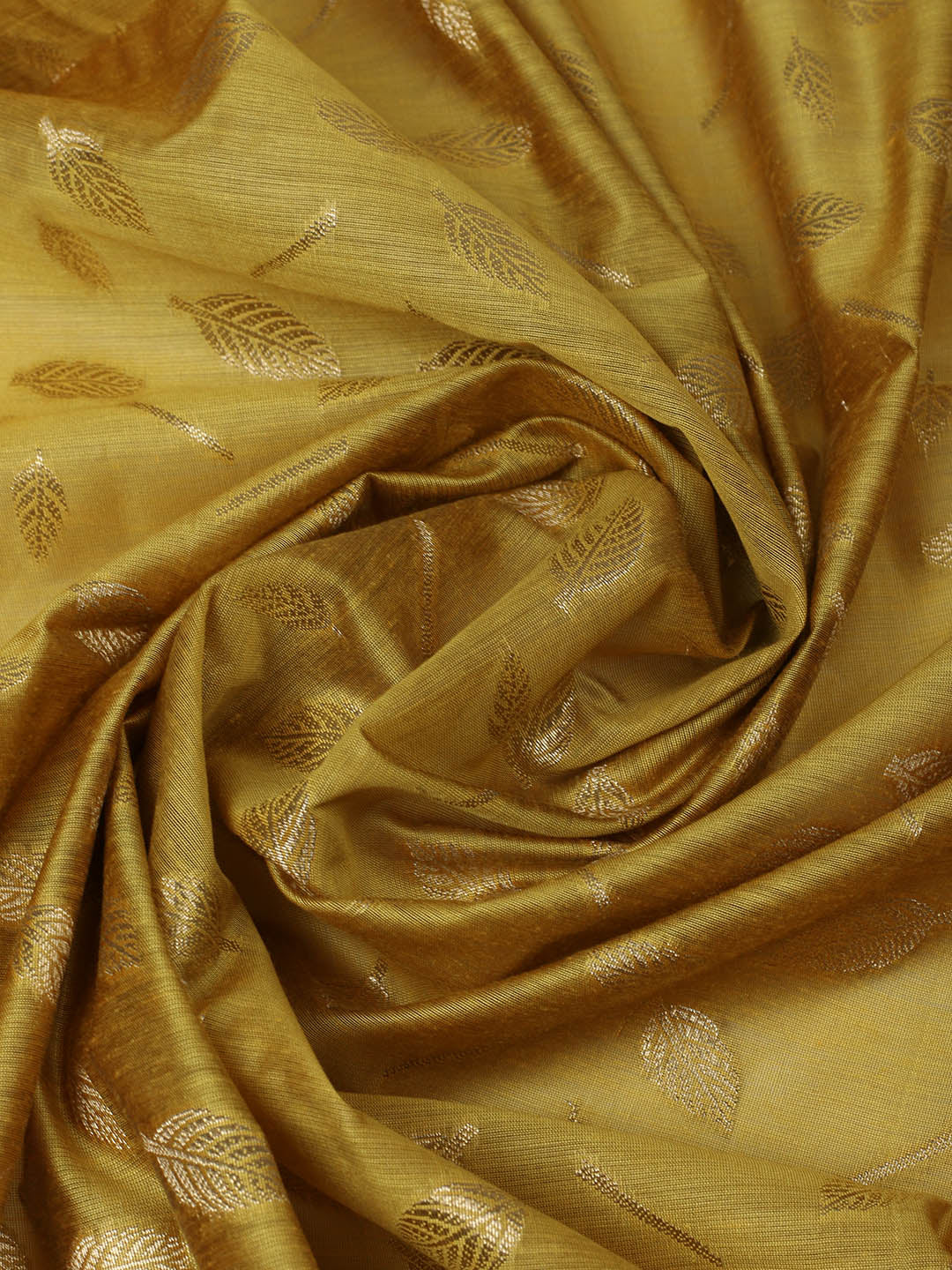 Woven Design Chanderi Unstitched Suit With Pant &amp; Dupatta