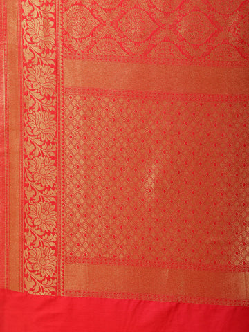 Brocade Zari Jaal Woven Handloom Saree