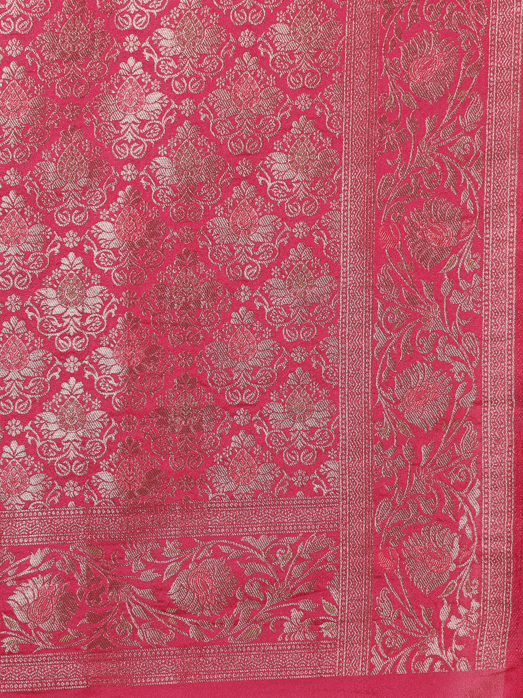 Border Zari Jaal Art Silk Woven Saree