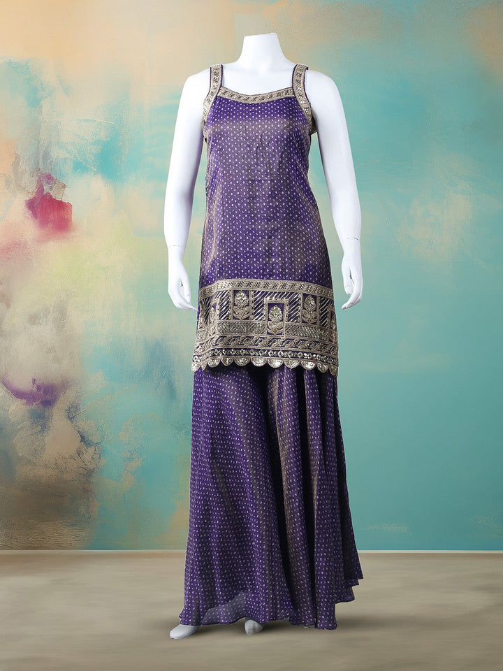 Woven Design Tissue Stitched Kurta With Pant &amp; Dupatta