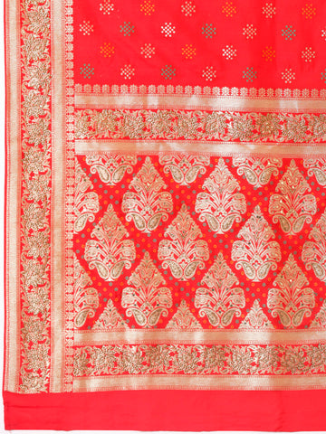 Zari Border Banarasi Woven Saree