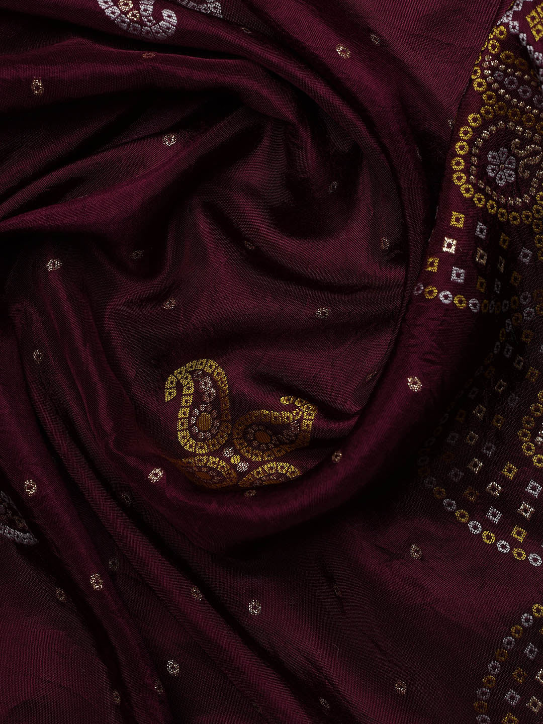 Embroidered Chanderi Unstitched Suit With Dupatta
