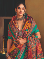 Printed Art Silk Saree