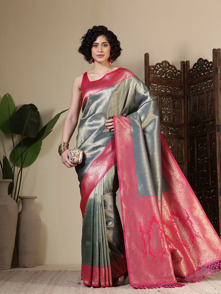 Woven Design Art Silk Saree