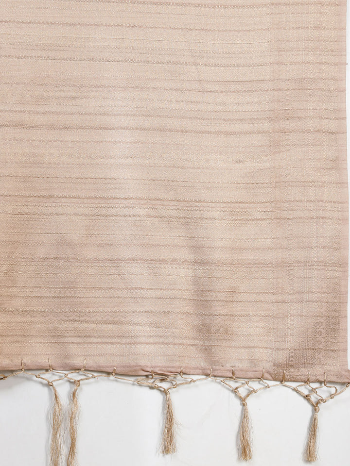 Digital Printed Tussar Saree