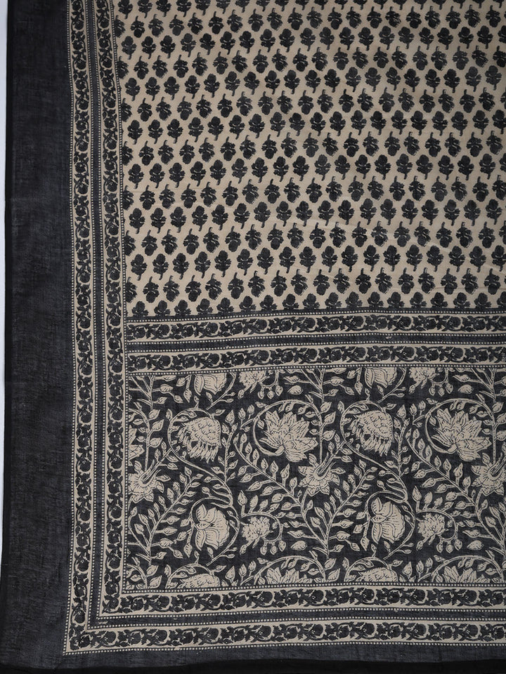 Printed Cotton Blend Kurta With Pant &amp; Dupatta
