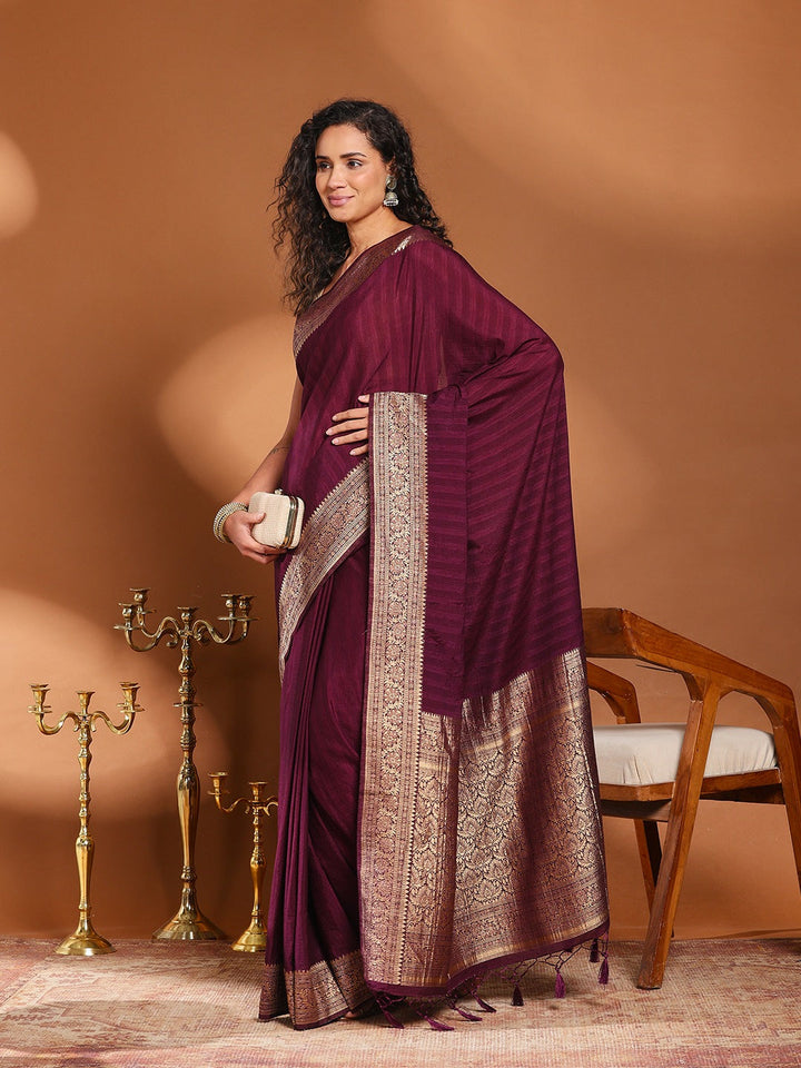 Woven Design Tussar Silk Saree