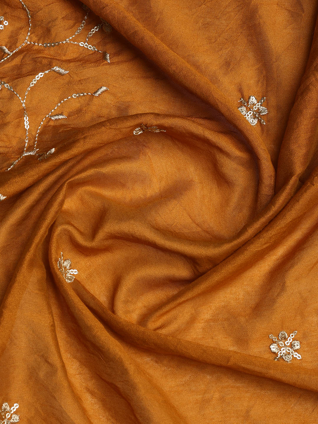Neck Embroidered Cotton Blend Unstitched Suit With Dupatta