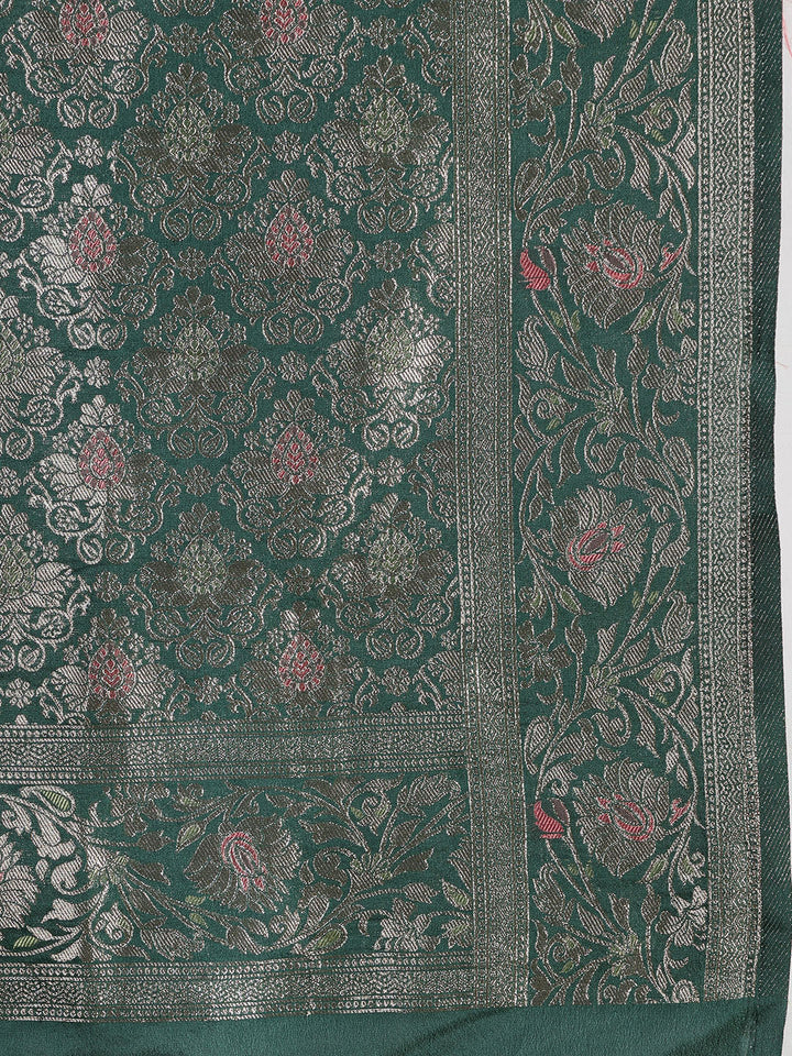 Border Zari Jaal Art Silk Woven Saree
