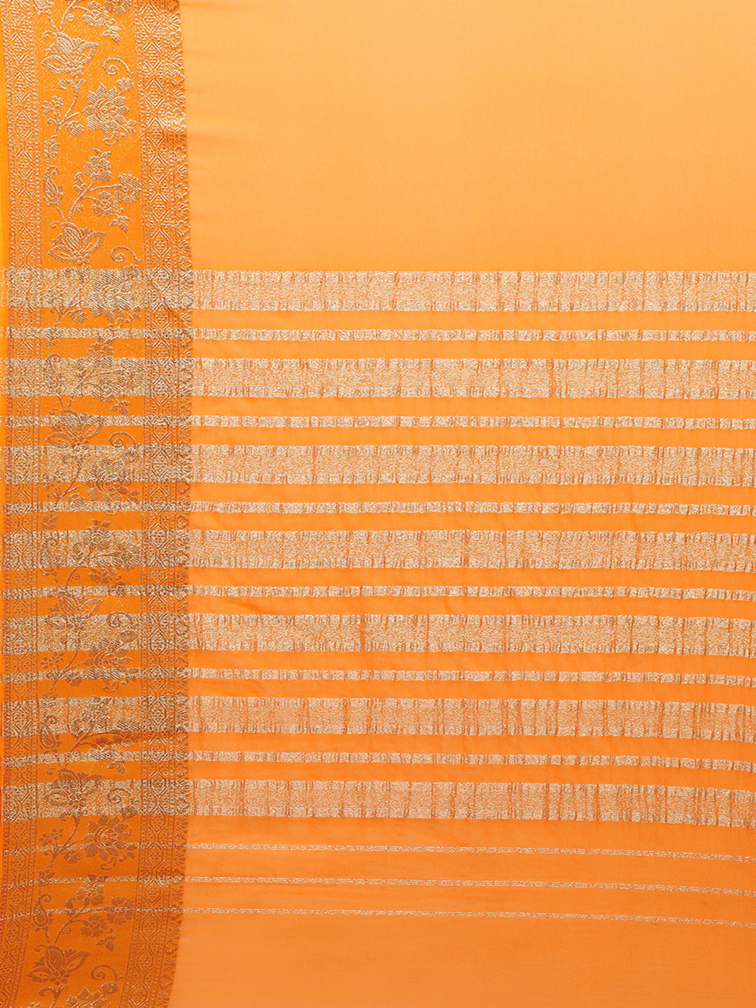 Zari Border Chiffon Woven Saree