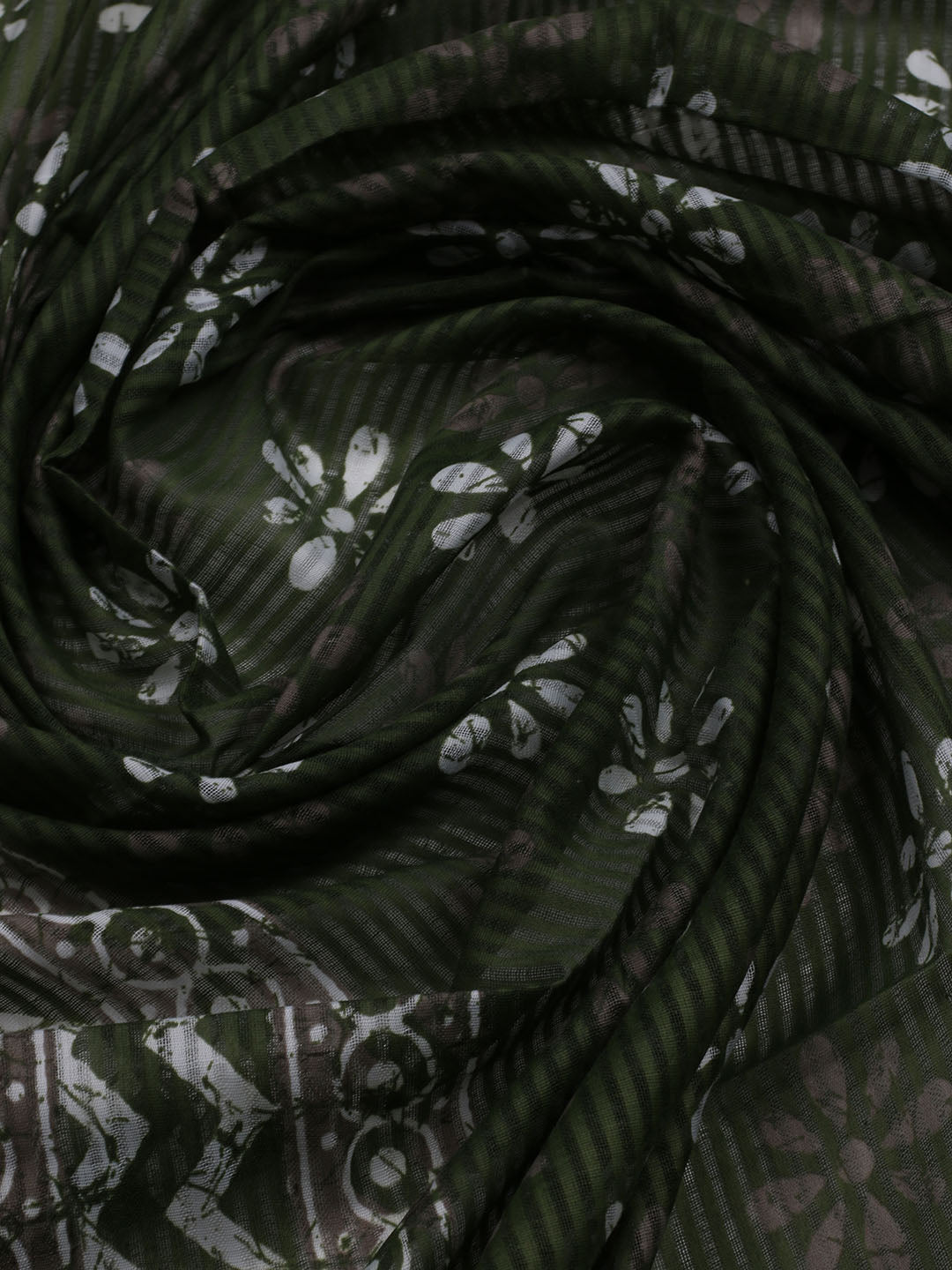 Printed Cotton Blend Unstitched Suit With Dupatta
