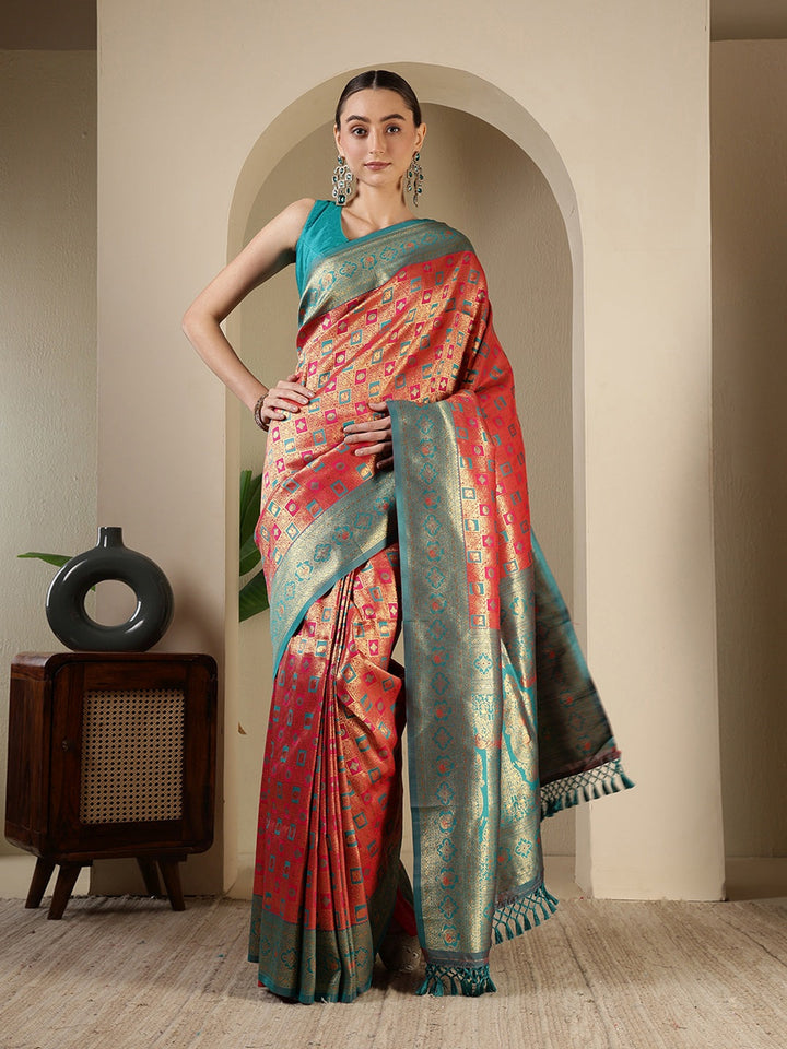 Woven Design Art Silk Saree