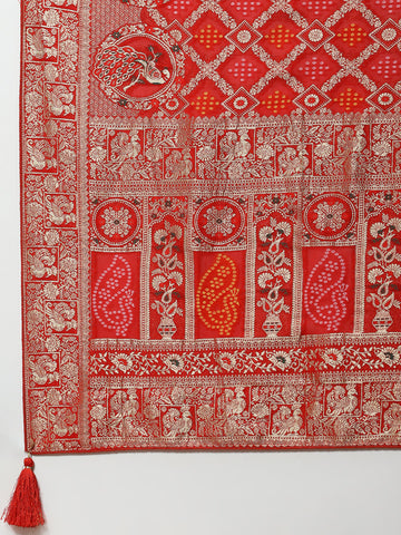 Gharchola Art Silk Banarsi Saree