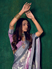 Printed Georgette Saree