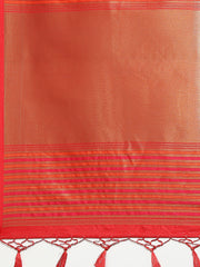 Plain Zari Border Art Silk Saree