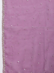 Sequence Embroidery Tissue Saree