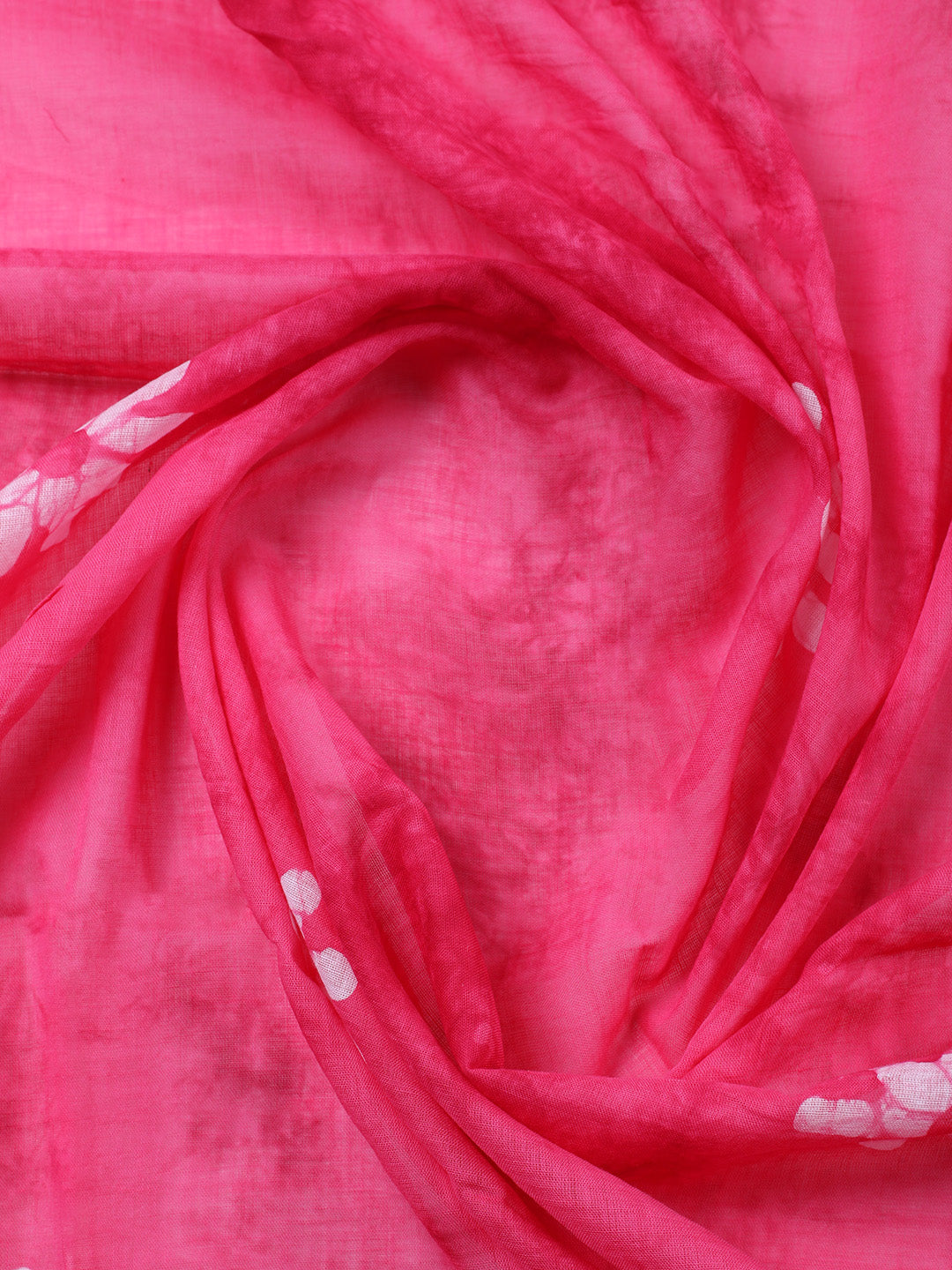 Printed Cotton Blend Unstitched Suit With Pant &amp; Dupatta