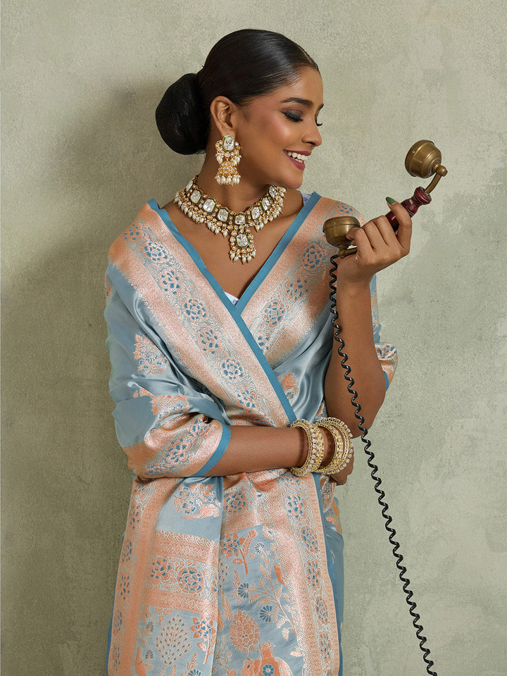 Woven Design Art Silk Saree