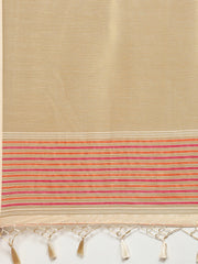 Plain Zari Border Art Silk Saree